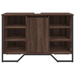 vidaXL Armoire lavabo de salle de bain chêne marron 91x35x60 cm
