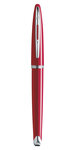 WATERMAN Carene, stylo plume rouge brillant, attributs dorés, recharge noire pointe fine, en écrin