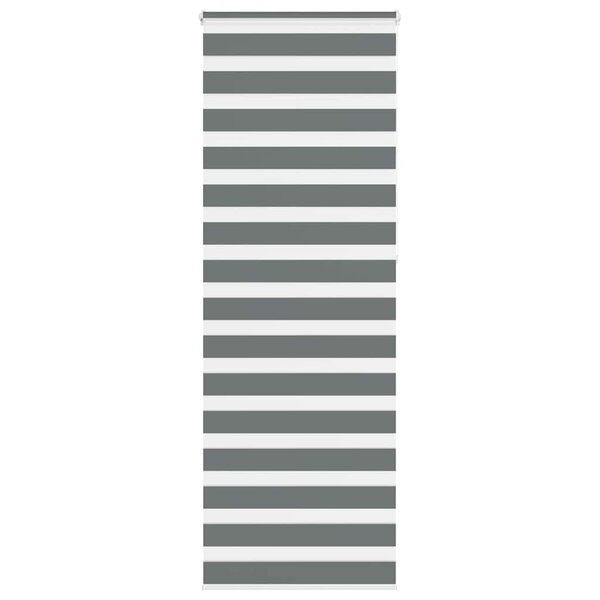 vidaXL Store zèbre gris foncé largeur du tissu 70 9 cm polyester