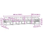 vidaXL Ensemble de canapés d'extérieur 4 Pièces Blanc et gris clair