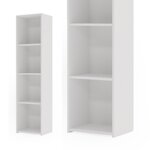 Bibliothèque Loni 160 x 40 cm - blanc  étagère ouverte