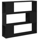 vidaXL Centre de divertissement Noir 100 x 24 x 94 cm