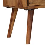 vidaXL Meuble TV 140x30x40 cm bois massif