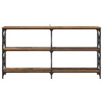 vidaXL Table console Bois ancien 156 x 28 x 80 5 cm Bois d'ingénierie