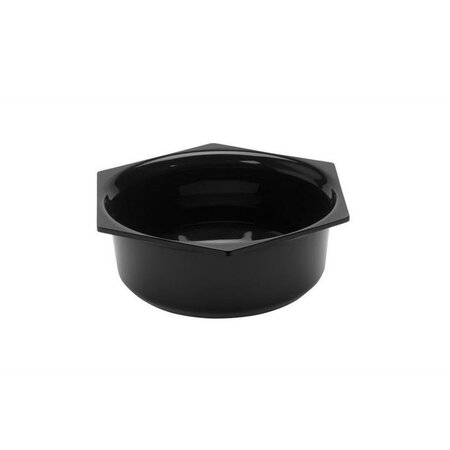 Saladier rond hexagonal 2500ml plexiglas noir - l2g -  - plexiglas215 215x85mm