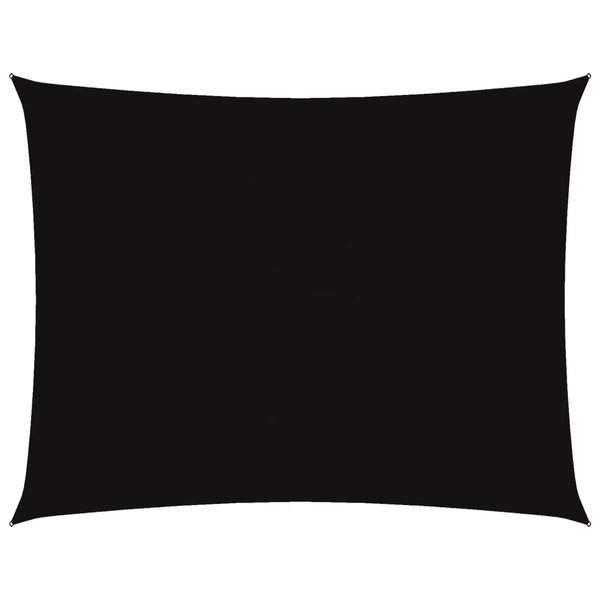 vidaXL Voile de parasol tissu oxford rectangulaire 5x7 m noir