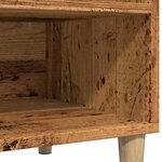 vidaXL Armoire à disques vieux bois 84 5x38x48 cm bois d'ingénierie