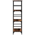 vidaXL Bibliothèque vieux bois 50x33x117 5 cm bois d'ingénierie