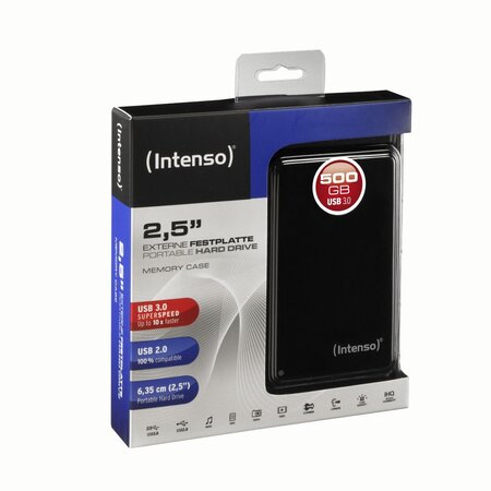 Disque Dur Externe Intenso Memory Case 500 Go USB 3.0 - 2,5 - La Poste