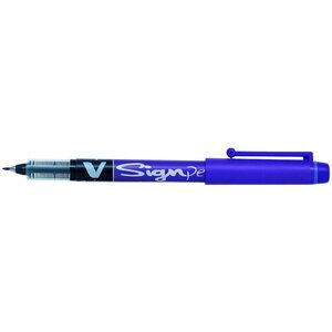 Stylo feutre V Sign Pen Pointe moyenne 0 6 mm Violet x 12 PILOT