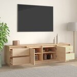 vidaXL Meuble TV 176x37x47 5 cm Bois de pin massif