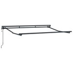 vidaXL Cadre de store rétractable électrique Anthracite 3 x 2 m Acier