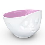 Grand bol en porcelaine hôtelière Tassen bisou intérieur rose