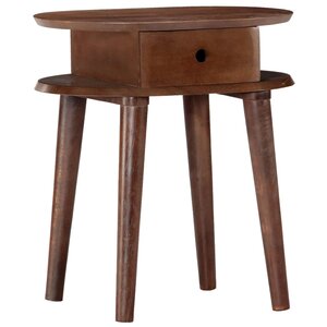 Vidaxl table de chevet 50 x 35 x 55 cm bois d'acacia massif