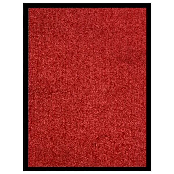 vidaXL Paillasson Rouge 60x80 cm