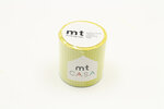 Masking Tape MT Casa Quadrillage 5 cm vert fond jaune - fiel mustard