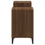 vidaXL Meuble TV Chêne marron 160x35x55 cm Bois d'ingénierie
