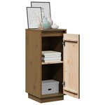 vidaXL Buffets 2 Pièces Marron miel 31 5x34x75 cm Bois massif de pin