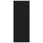 vidaXL Armoire suspendue Noir 35x34x90 cm Bois d'ingénierie