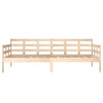 vidaXL Lit de jour sans matelas bois de pin massif 90x200 cm