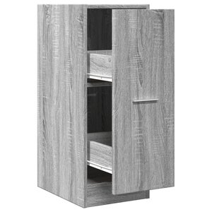 vidaXL Armoire apothicaire sonoma gris 30x41x77 5 cm bois d'ingénierie