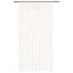 vidaXL Rideau en macramé 140x240 cm Coton