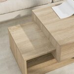 vidaXL Table basse Chêne Sonoma 105 x 50 x 32 5 cm Bois d'ingénierie