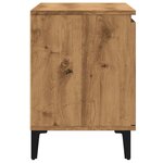 vidaXL Meuble TV chêne artisanal 102x35x50 cm bois d'ingénierie
