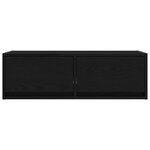 vidaXL Meuble TV 2 Pièces chêne noir 80x31x25 5 cm bois d'ingénierie
