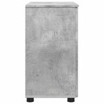 vidaXL Cabinet de salle de bain avec porte Gris béton 61 x 35 x 64 cm