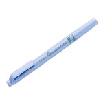 Surligneur pentel illumina flex bi-pointe bleu pastel x 10 pentel