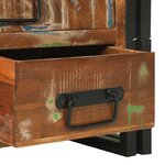 vidaXL Table basse Multicolore 90 x 50 x 38 cm Bois Recyclé Solide