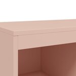 vidaXL Buffet haut rose 68 5x39x111 5 cm acier laminé à froid