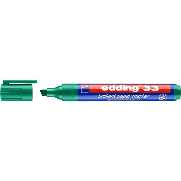 Marqueur papier encre brillante 33 vert 1-5 mm EDDING