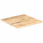 vidaXL Dessus de table Bois de manguier solide 25-27 mm 80x80 cm