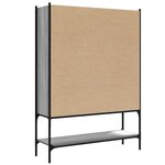 vidaXL Bibliothèque sonoma gris 102x30x141 5 cm bois d'ingénierie