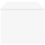 vidaXL Table basse Blanc 100 x 50 x 40 cm Bois d'ingénierie