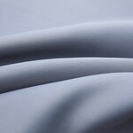 vidaXL Rideaux occultants avec anneaux en métal 2 Pièces Gris 140x175 cm