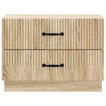 vidaXL Cabinet de chevet avec tiroir Chêne Sonoma 62 x 34 5 x 44 5 cm