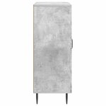vidaXL Buffet Gris béton 66 x 34 5 x 89 5 cm Bois d'ingénierie