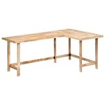 vidaXL Bureau 180x120x76 cm Bois de manguier massif