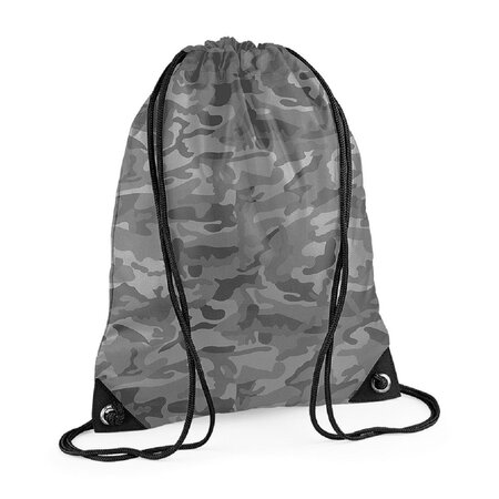 Sac à dos en toile à bretelles - BG10 - gris camouflage arctic
