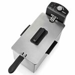 Tristar friteuse 2000 w 3 l acier inoxydable argenté