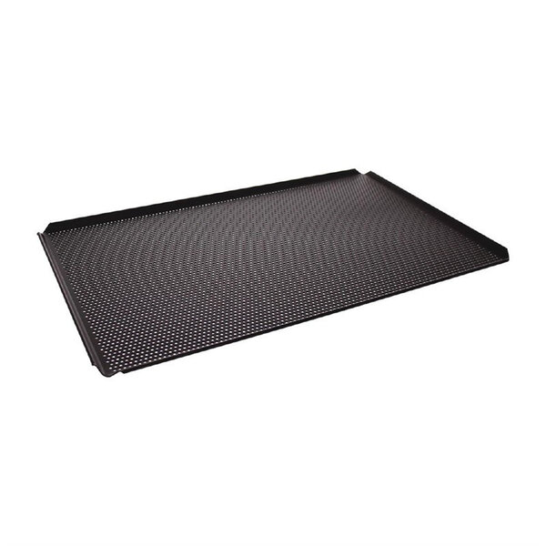 Plaque de cuisson perforée antiadhésive - 2 tailles - tyneck schneider -  - aluminium600(l) x 400(p) mm