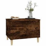 vidaXL Table basse Chêne fumé 60x44 5x45 cm Bois d'ingénierie