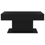 vidaXL Table basse Noir 96x50x45 cm Aggloméré