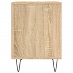 vidaXL Tables de chevet 2 Pièces chêne sonoma 40x35x50 cm bois ingénierie