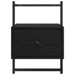 vidaXL Cabinet de chevet Chêne noir 35 x 30 x 51 cm Bois d'ingénierie