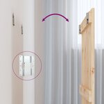 vidaXL Tête de lit murale 82 5x3x60 cm Bois massif de pin