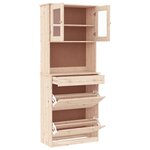 vidaXL Buffet ALTA 77x35x188 cm bois massif de pin